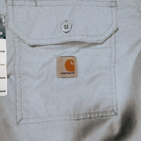 Carhartt Force Men's XL Relax Fit Short Sleeve Button-Down Shirt NWT - Picture 10 of 10